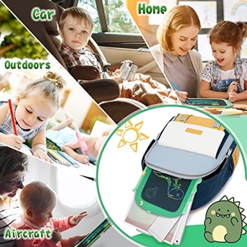 ORSEN 8.5 Inch Dinosaur Doodle Board for Kids