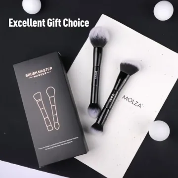 Brush Master Duo End Foundation Brushes for Flawless Makeup