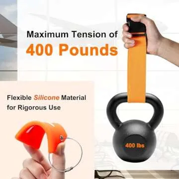 8 Pack Luggage Straps and Silicone Tags Set (4 Straps, 4 Tags), Luggage Straps for Suitcases TSA Approved Suitcase Belt Luggage Tags, Orange