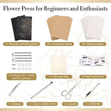 Aboofx Extra Large Flower Press for Beautiful Flower Crafts