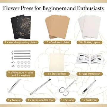 Aboofx Extra Large Flower Press for Beautiful Flower Crafts