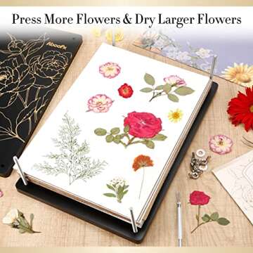 Aboofx Extra Large Flower Press for Beautiful Flower Crafts