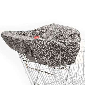 Skip Hop Shopping Cart & Take Cover, Grey Feather, 20l x 12w x 7h
