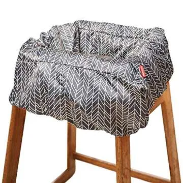 Skip Hop Shopping Cart & Take Cover, Grey Feather, 20l x 12w x 7h