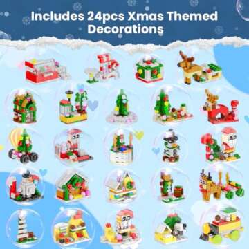 Advent Calendar 2023 - Xmas Building Toys for Kids