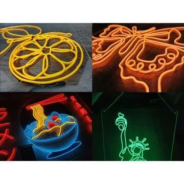 Handcrafted EL Wire Digital Camera Neon Sign in Pink