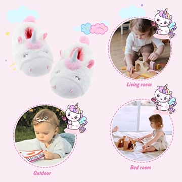 Cozy Unicorn House Slippers for Girls - LA PLAGE