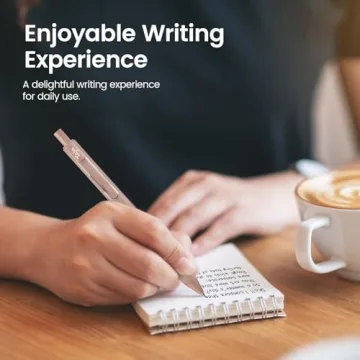 Taja Gel Pens - 6pcs 0.5mm Fine Point Pens for Writing