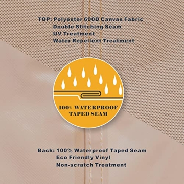 ULTCOVER Waterproof Patio Lounge Chair Covers for Protection