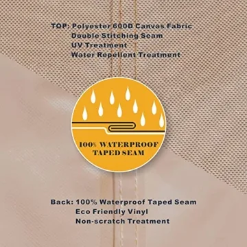 ULTCOVER Waterproof Patio Lounge Chair Covers for Protection