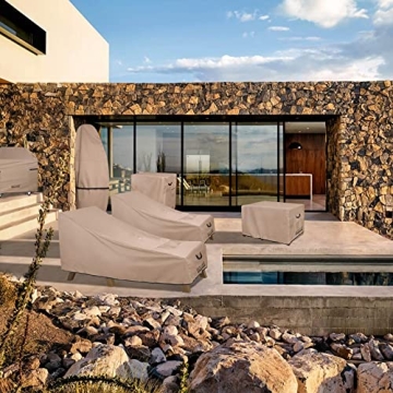 ULTCOVER Waterproof Patio Lounge Chair Covers for Protection