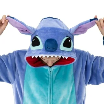 COSUSKET Snug Fit Unisex Adult Onesie Pajamas - Flannel Cosplay Cute Costume