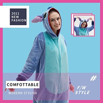 COSUSKET Snug Fit Adult Animal Onesie for Halloween Fun
