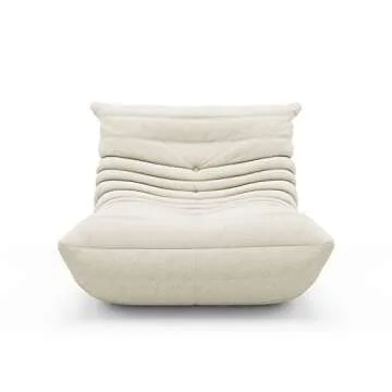 VOMXUF Sofa Oversized Armless Lounge Chair for Comfort