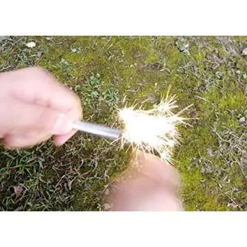 Emergency Fire Starter Kit Magnesium 6 Bags Waterproof for Camping Hiking Bushcraft Survival Outdoor Hurricane Outage Light Weight Portable + 1 Tin Box