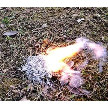 Emergency Fire Starter Kit Magnesium 6 Bags Waterproof for Camping Hiking Bushcraft Survival Outdoor Hurricane Outage Light Weight Portable + 1 Tin Box