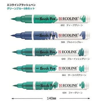 Ecoline Brush Pens Set - Liquid Watercolor Arts Essentials