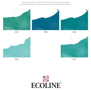 Ecoline Brush Pens Set - Liquid Watercolor Arts Essentials