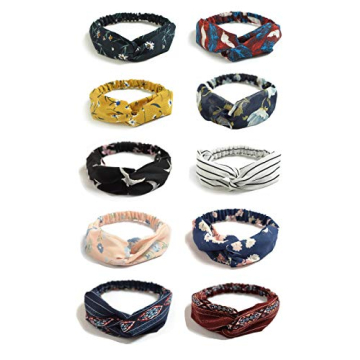 KWHY 10 Pack Boho Headbands: Stylish and Versatile Hair Accessory