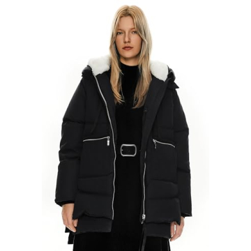 Orolay Women's Thickened Down Jacket Black M - Cozy & Stylish