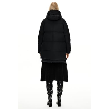 Orolay Women's Thickened Down Jacket Black M - Cozy & Stylish