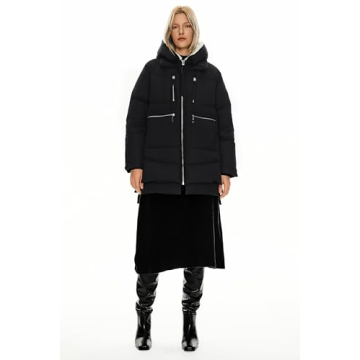 Orolay Women's Thickened Down Jacket Black M - Cozy & Stylish