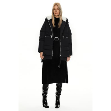 Orolay Women's Thickened Down Jacket Black M - Cozy & Stylish