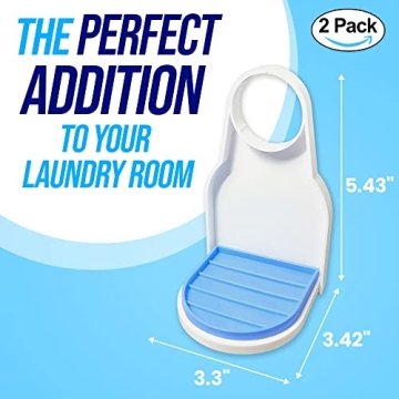 Simplation Laundry Cup Holder - 2 Pack No More Mess or Leaks