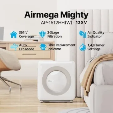 Coway Airmega AP-1512HH(W) True HEPA Air Purifier