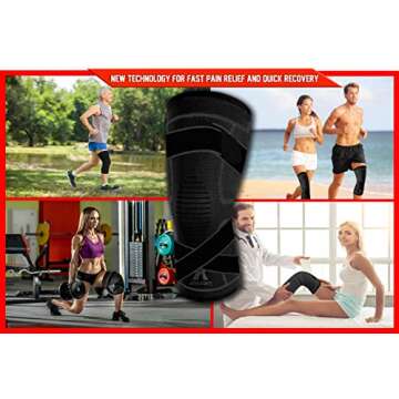 ATHLEDICT Knee Brace for Men & Women - Best Support