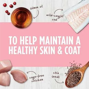 Instinct Raw Boost Mixers, Freeze Dried Cat Food Toppers with Functional Ingredients, Grain Free, Real Chicken - Skin & Coat Health, 5.5 oz Bag