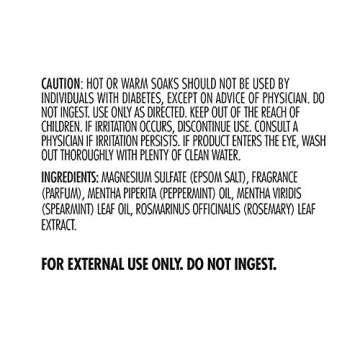 Dr. Teal's Rosemary & Mint Bath Soak Gift Set (4 Pack, 3lbs Ea.) - Wellness Therapy Soaking Solution Eases Aches & Pains and Promotes Healing for Overworked Muscles - at Home