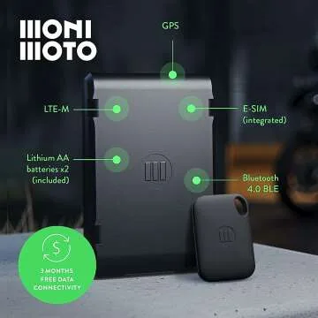 MoniMoto 7 Plus Tracker - GPS & Alarm for Bikes