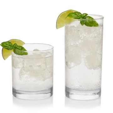 Libbey Province Tumbler and Rocks Glass Set - Elegant Drinkware for Every Occasion