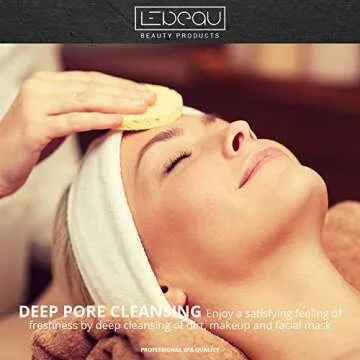 LeBeau Compressed Facial Sponges - Eco-Friendly Cleansing