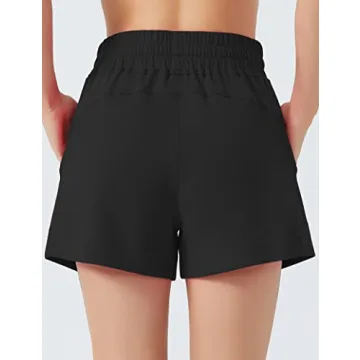 Women's High Waisted Sweat Shorts Workout Lounge with Pockets