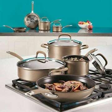 Circulon 13-Piece Hard-Anodized Cookware Set