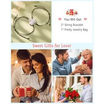 VIMIEW Couples Matching Bracelets for Friends and Lovers