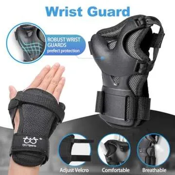 Protective Gear Set for Skateboarding and Outdoor Sports