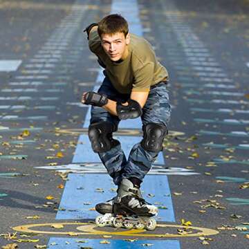 Protective Gear Set for Skateboarding and Outdoor Sports