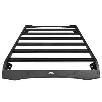 Hooke Road Tacoma Double Cab Top Roof Rack Cargo Carrier for 2005-2023 Toyota Tacoma 2nd 3rd Gen Truck (Double Cab Only)