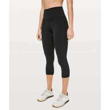 LULULEMON Align Crop 21" Black Size 6