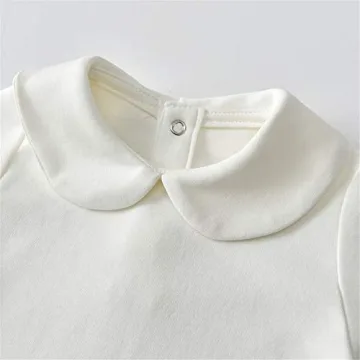 Stylish Toddler Kids Peter Pan Collar Tee Shirt for Girls