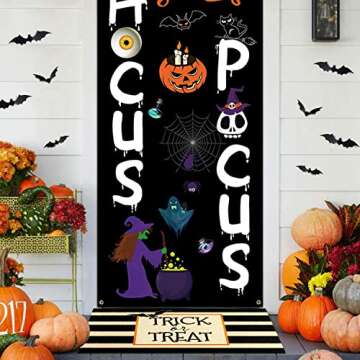 Halloween Door Mat Halloween Welcome Mat Trick Or Treat Decor Doormat Halloween Strip Doormat Halloween Rug Indoor Mat Outdoor 30"x17"