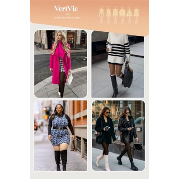 Vertvie Women's Fleece Lined Tights for Cold Weather