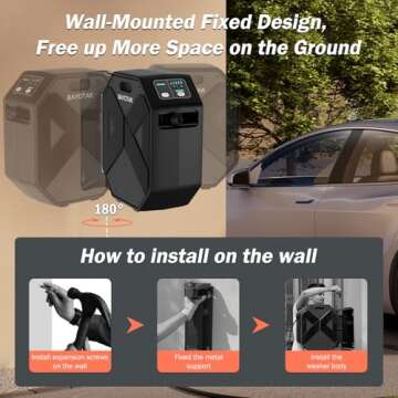 BAYOTAK Electric Pressure Washer: 5200 PSI Wall Mounted