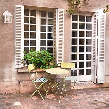 Stylish CORAMDEO French Pane Outdoor Light for Porch