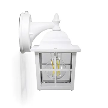 Stylish CORAMDEO French Pane Outdoor Light for Porch