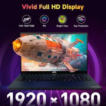 15.6 FHD Business Laptop with Ryzen 5 32GB RAM 1TB SSD