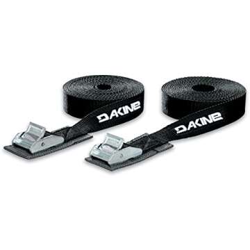 Dakine Tie Down Straps 12Ft - Black, One Size